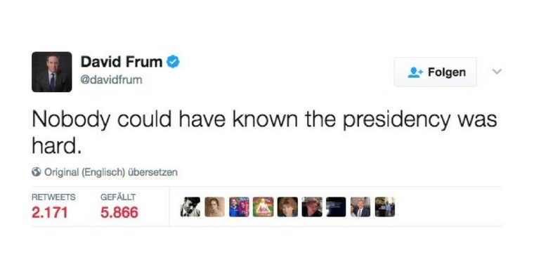 Abgewatscht: Bushs Ex-Redenschreiber führt Trump auf Twitter vor