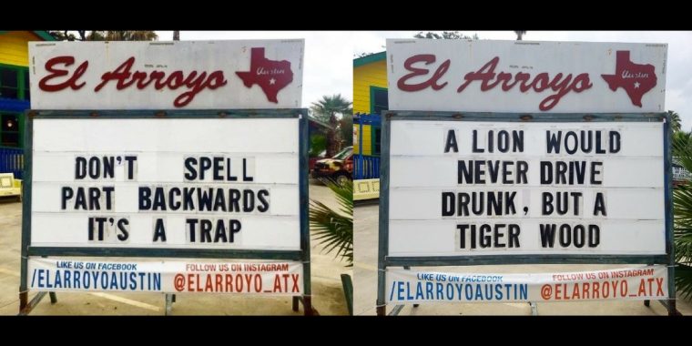 Catchy: Dieses Restaurant hat die Aufmerksamkeit seiner Kunden sicher