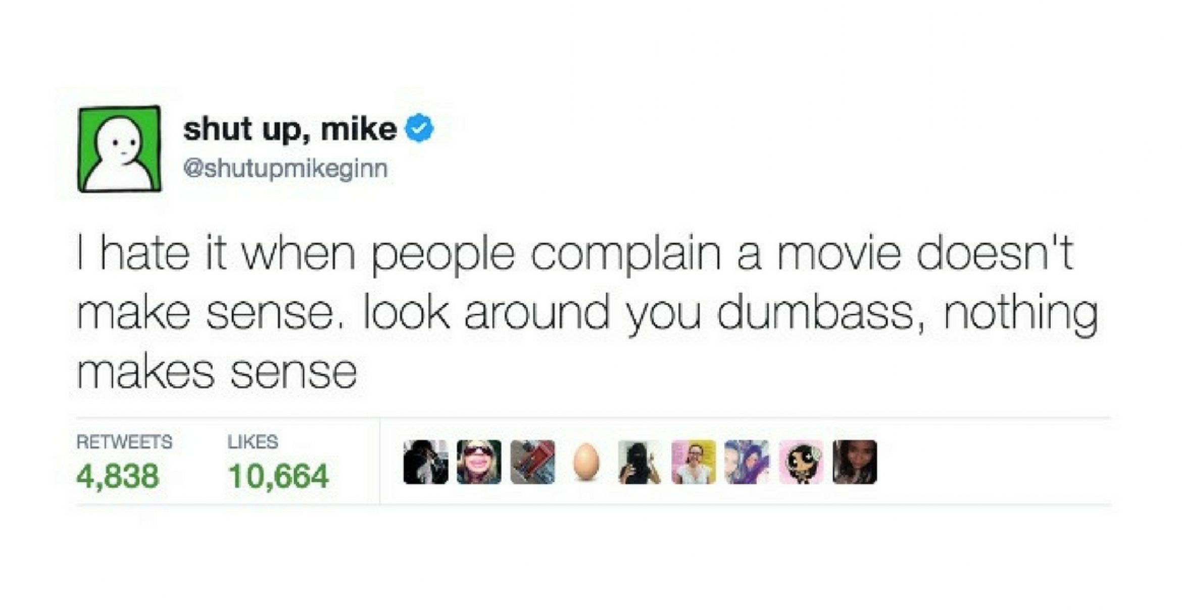 Abgeliefert: Shut Up, Mike brilliert auf Twitter mit amüsanten Bonmots