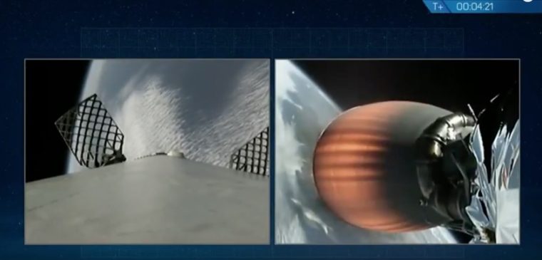 SpaceX hat am Wochenende zwei Raketen ins All und wieder zurückgebracht