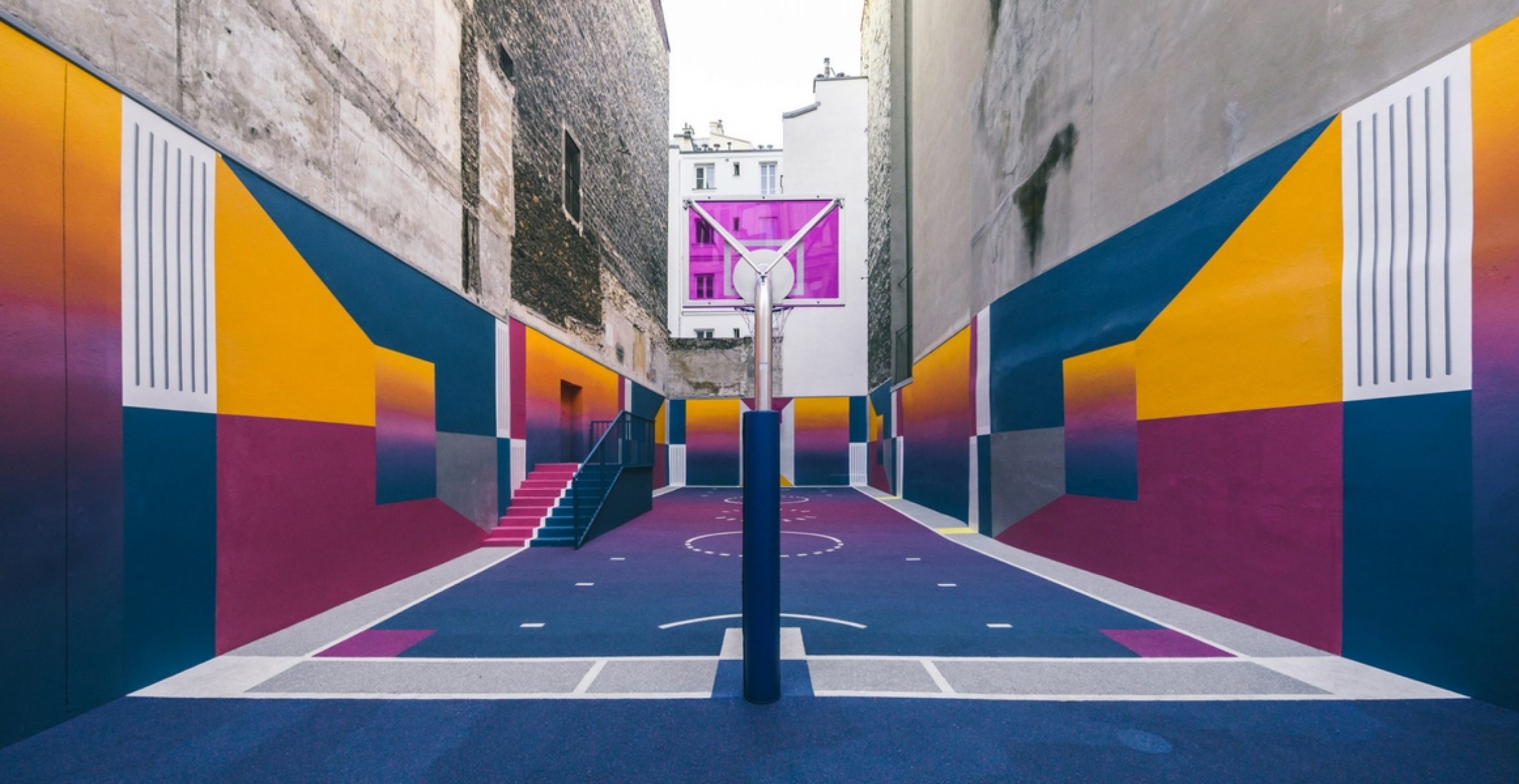 Den trippigsten Basketballplatz der Welt gibt es in Paris