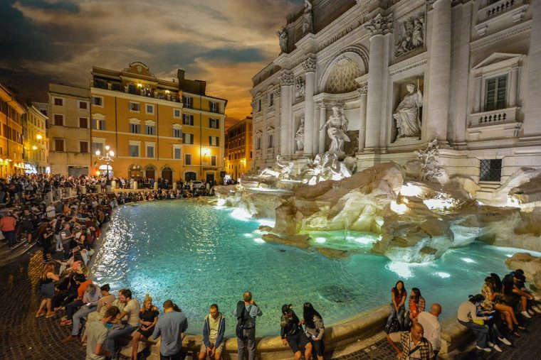 Rom-Touristen haben letztes Jahr ziemlich viel Geld im Trevi-Brunnen versenkt