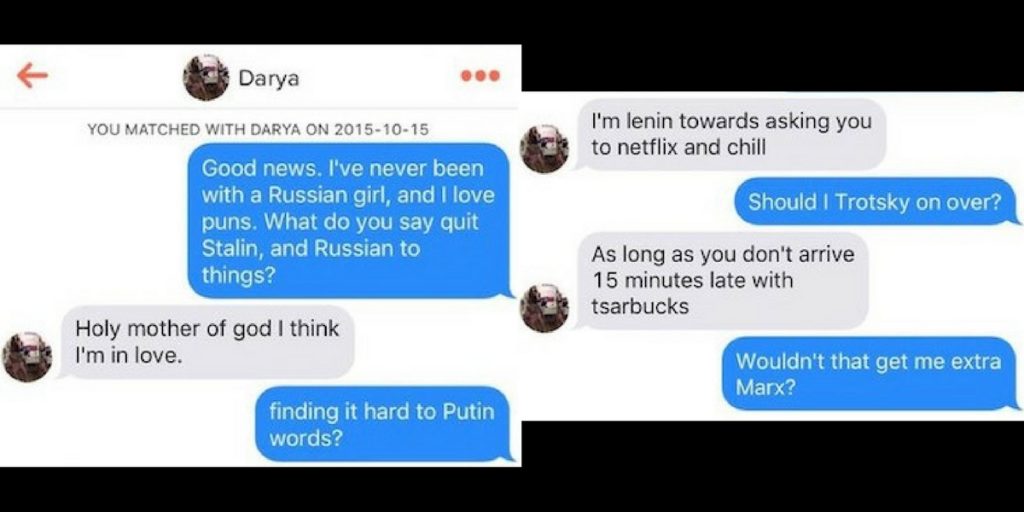 Pickup-Lines zum Auswendiglernen: So bricht man auf Tinder das Eis