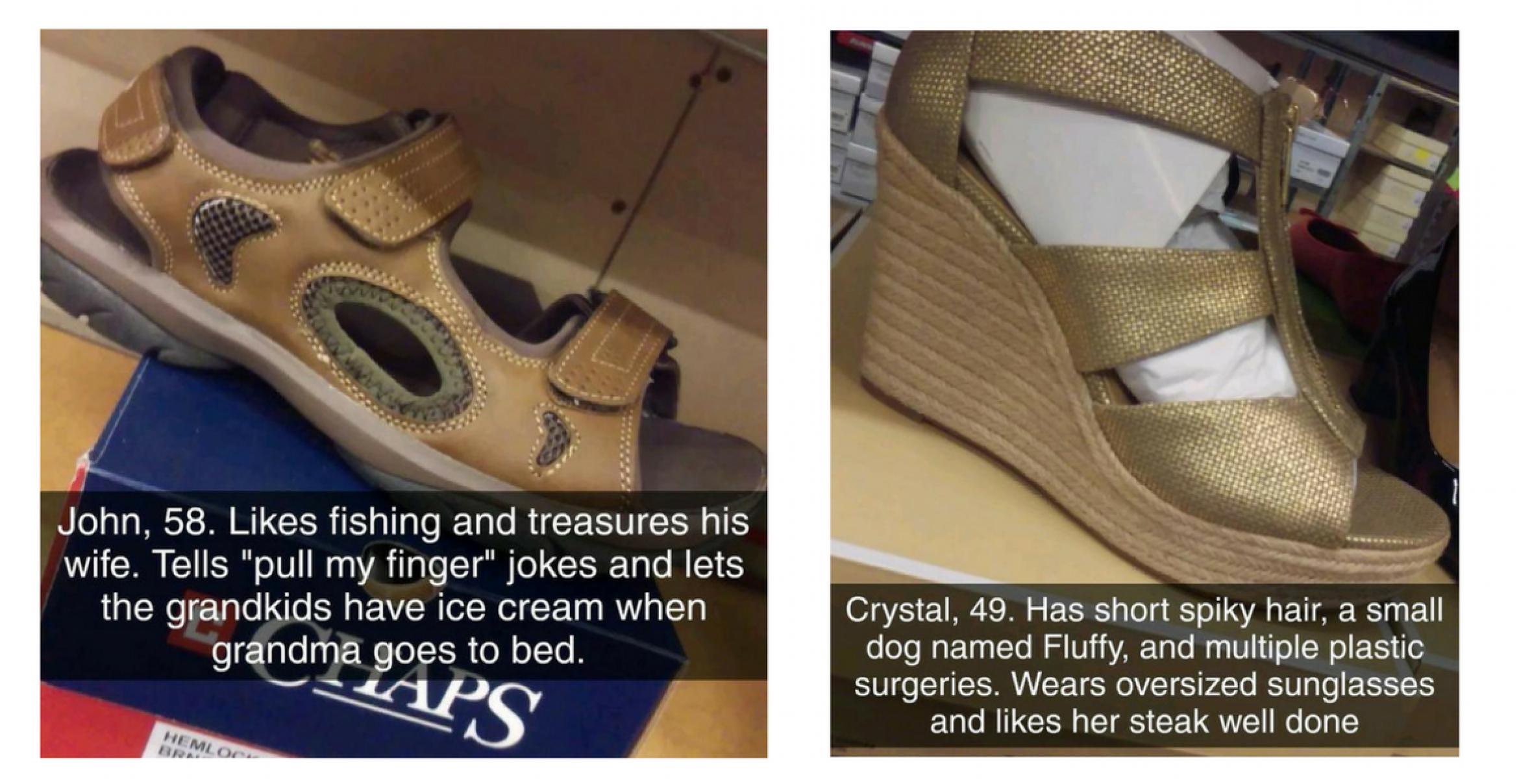 Wenn Schuhe die Persönlichkeit ihrer Besitzer widerspiegeln