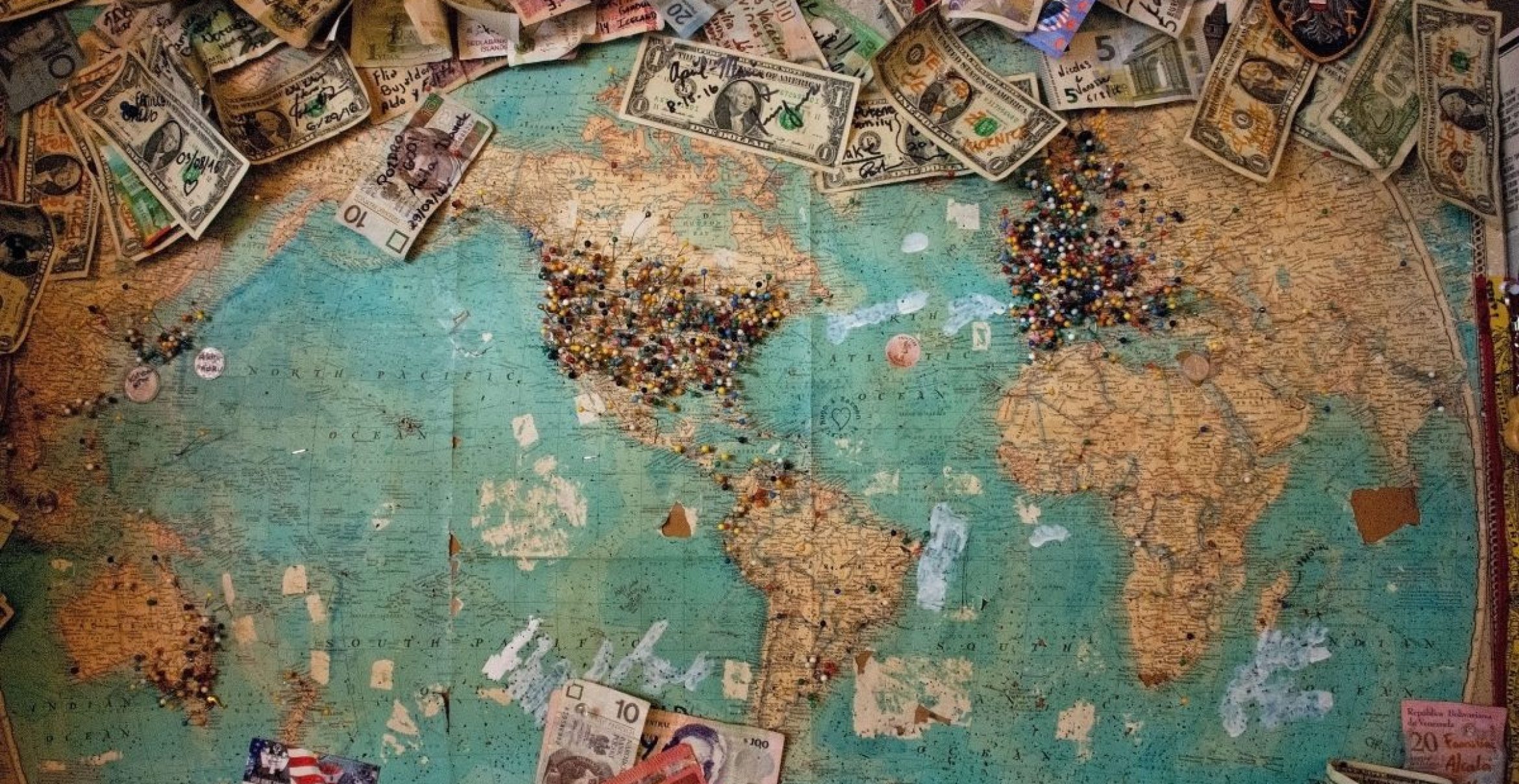 Diese Weltkarte zeigt wo Milliardäre wohnen und wie sie ihr Geld verdienen