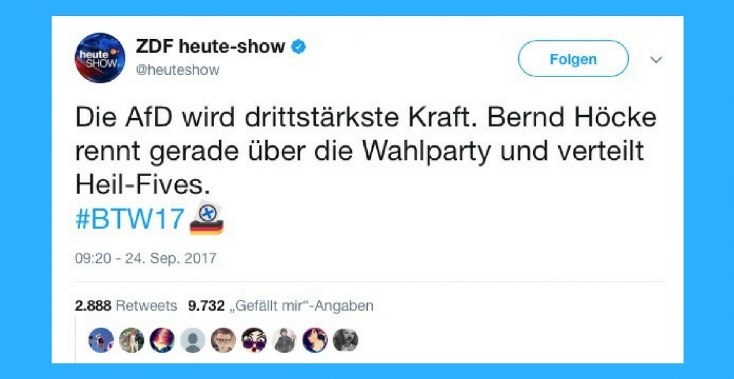 Diese Tweets der heute-show zur Bundestagswahl sind Balsam für die Nation