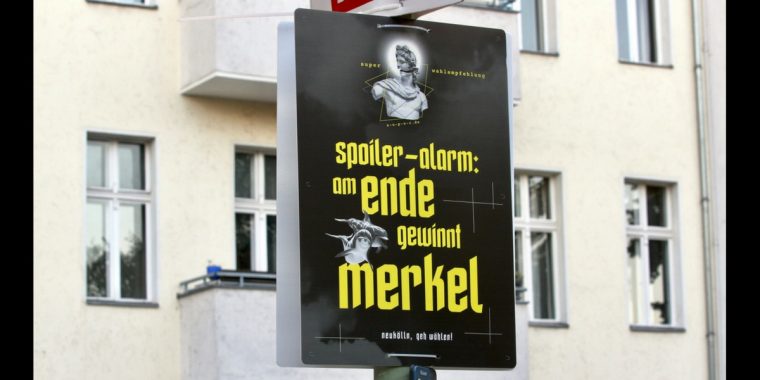 Berliner Agentur wirbt mit drastischen Plakaten für die Bundestagswahl