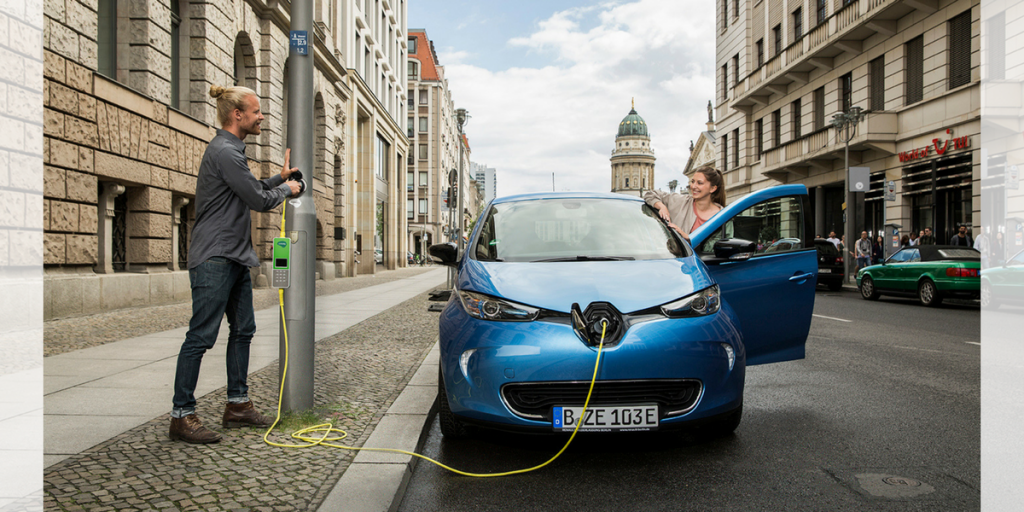 Ubitricity E-Mobilität Ladestation