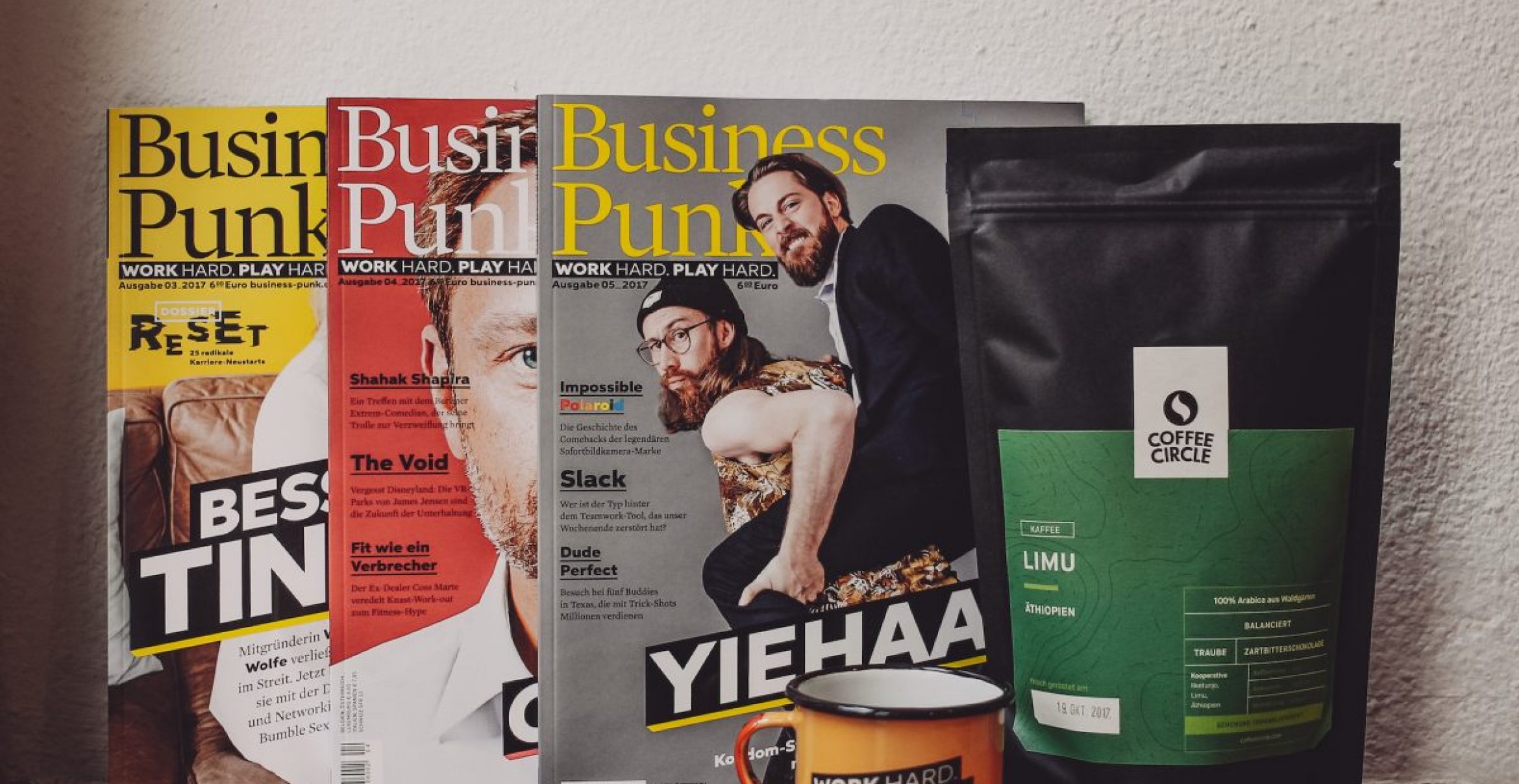 Work Hard. Brew Hard: Gewinne eine exklusive „Coffee Circle x Business Punk“-Genießer-Box!