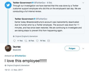 twitter trump account deaktiviert