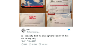 prank flight centre führerschein brite