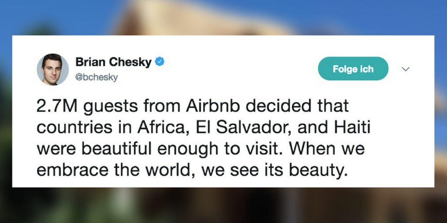 Airbnb kontert Trumps „Drecksloch“-Aussage