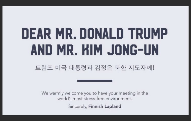 Finnland lädt Donald Trump und Kim Jong-Un zum Rendezvous ein