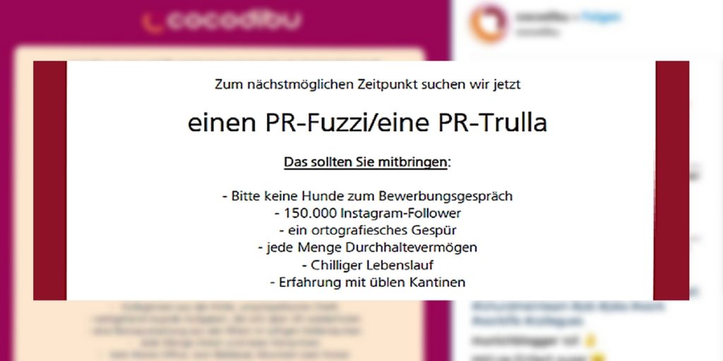 Jobanzeige