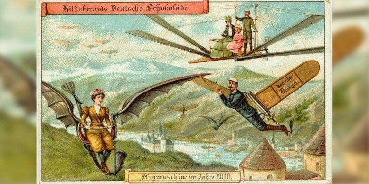 Retro-Futurismus: Ein Schokoladenfabrikant malt die Zukunft