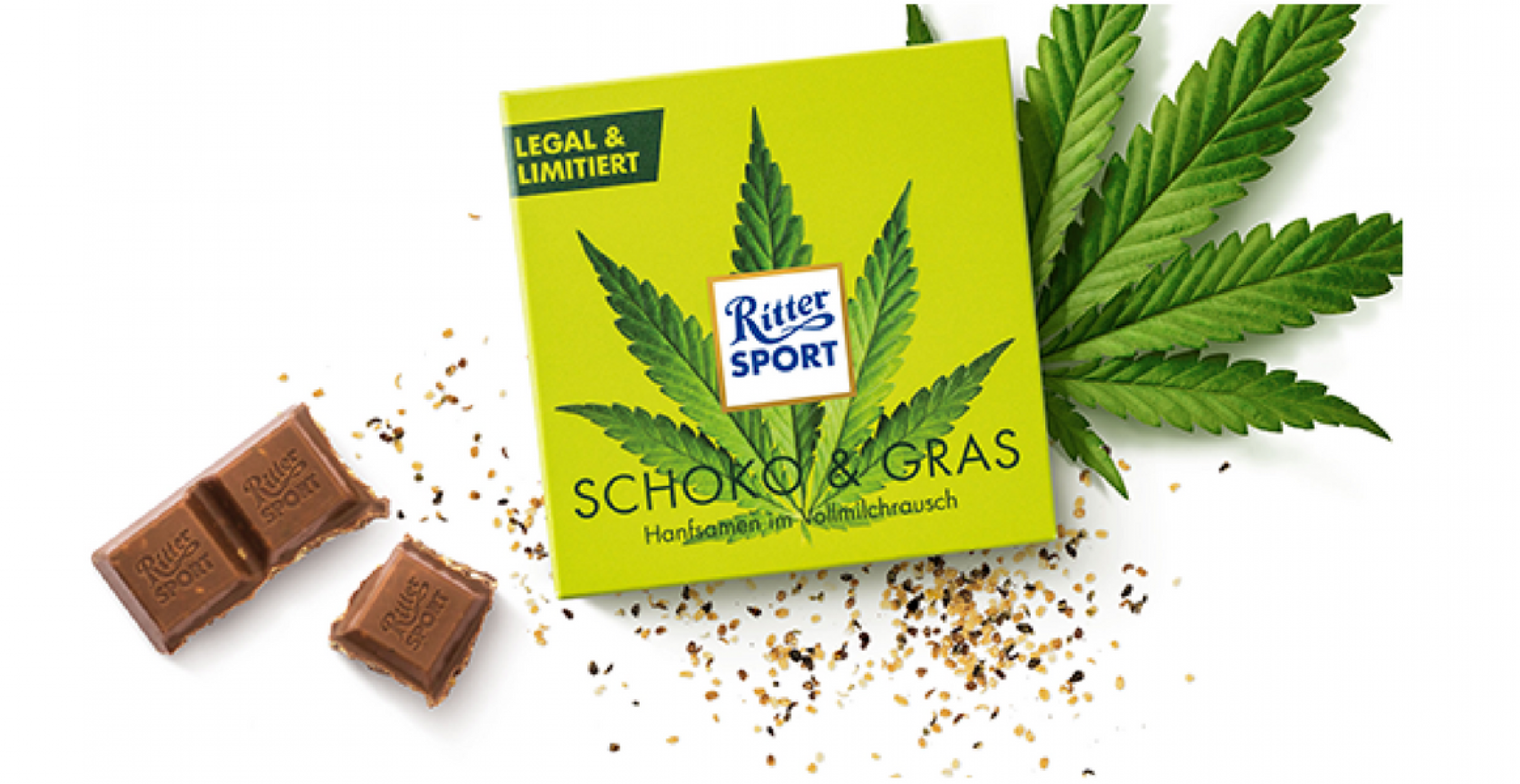 High vor Schokoglück: Hanf-Schokolade von Ritter Sport nach 48 Stunden ausverkauft