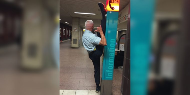 Stabil: Der Bahnbabo aus Frankfurt ist unser neuer Fitness-Guru