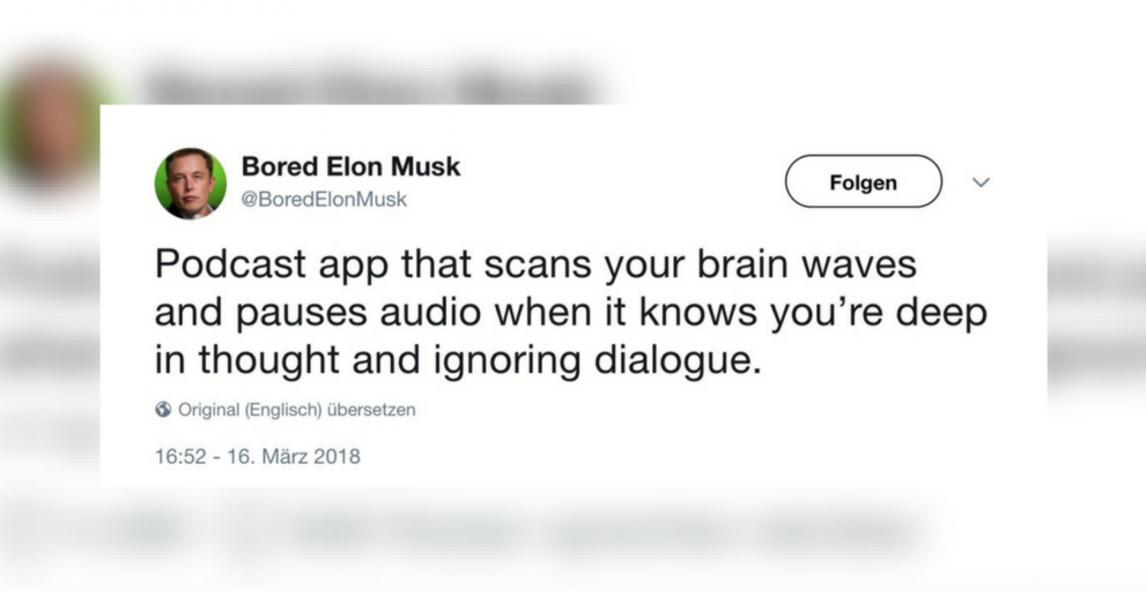 Der gelangweilte Elon Musk erfindet die Dinge, die ihr wirklich braucht