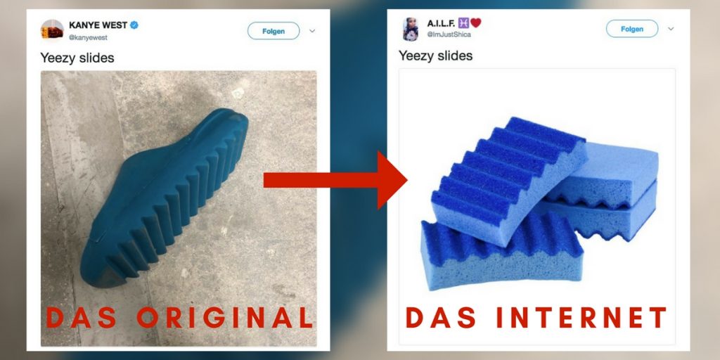 Zehn meisterliche Memes zu Kanye Wests “Yeezy“-Schlappen
