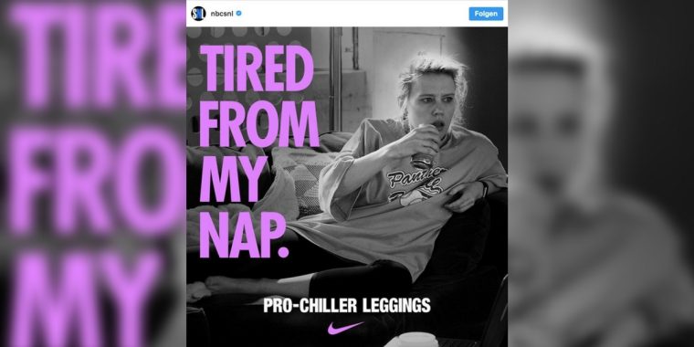 “Pro Chiller Leggings“: SNL parodiert Nike-Kampagne