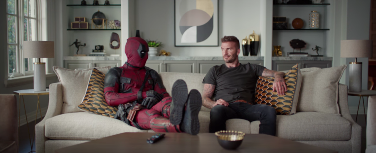 Neuer Promo-Gag: Deadpool entschuldigt sich bei David Beckham
