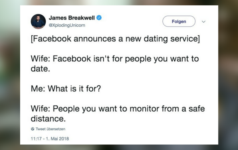 Facebook kündigt Datingapp an – auf Twitter lacht man darüber