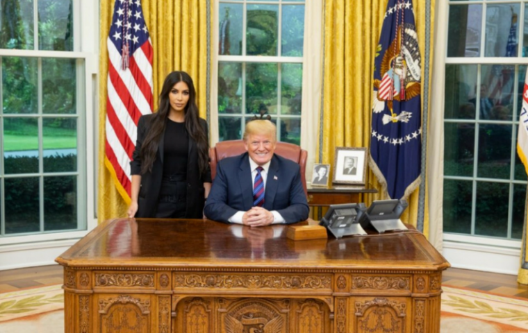Kein Photoshop: Kim Kardashian meets Donald Trump