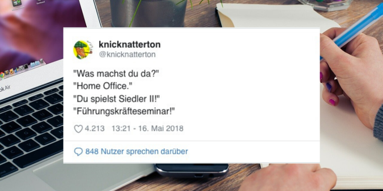 Zehn Tweets übers Homeoffice, die uns irgendwie bekannt vorkommen