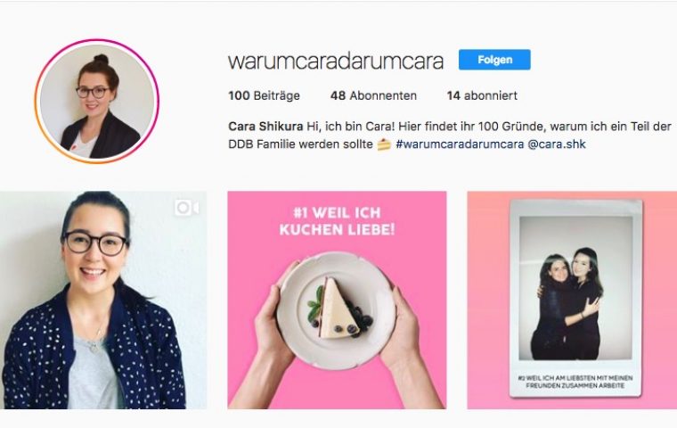 Studentin bewirbt sich mit Instagram-Profil für ihren Traumjob