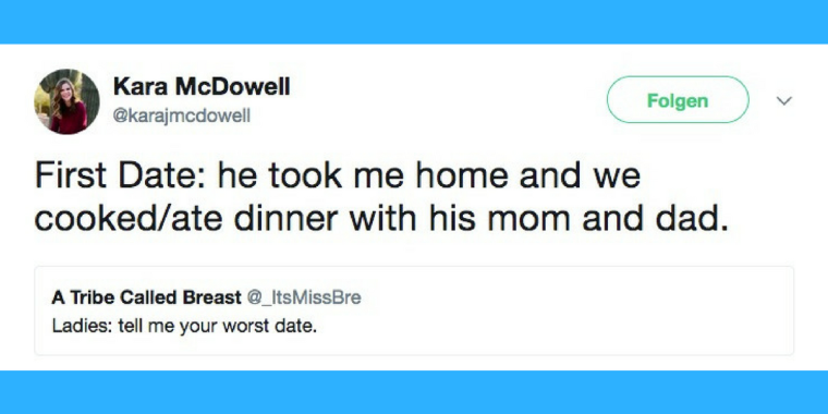 Zwölf erste Dates, die zeigen, dass Männer tatsächlich Schweine sind