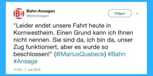 Bahndurchsagen