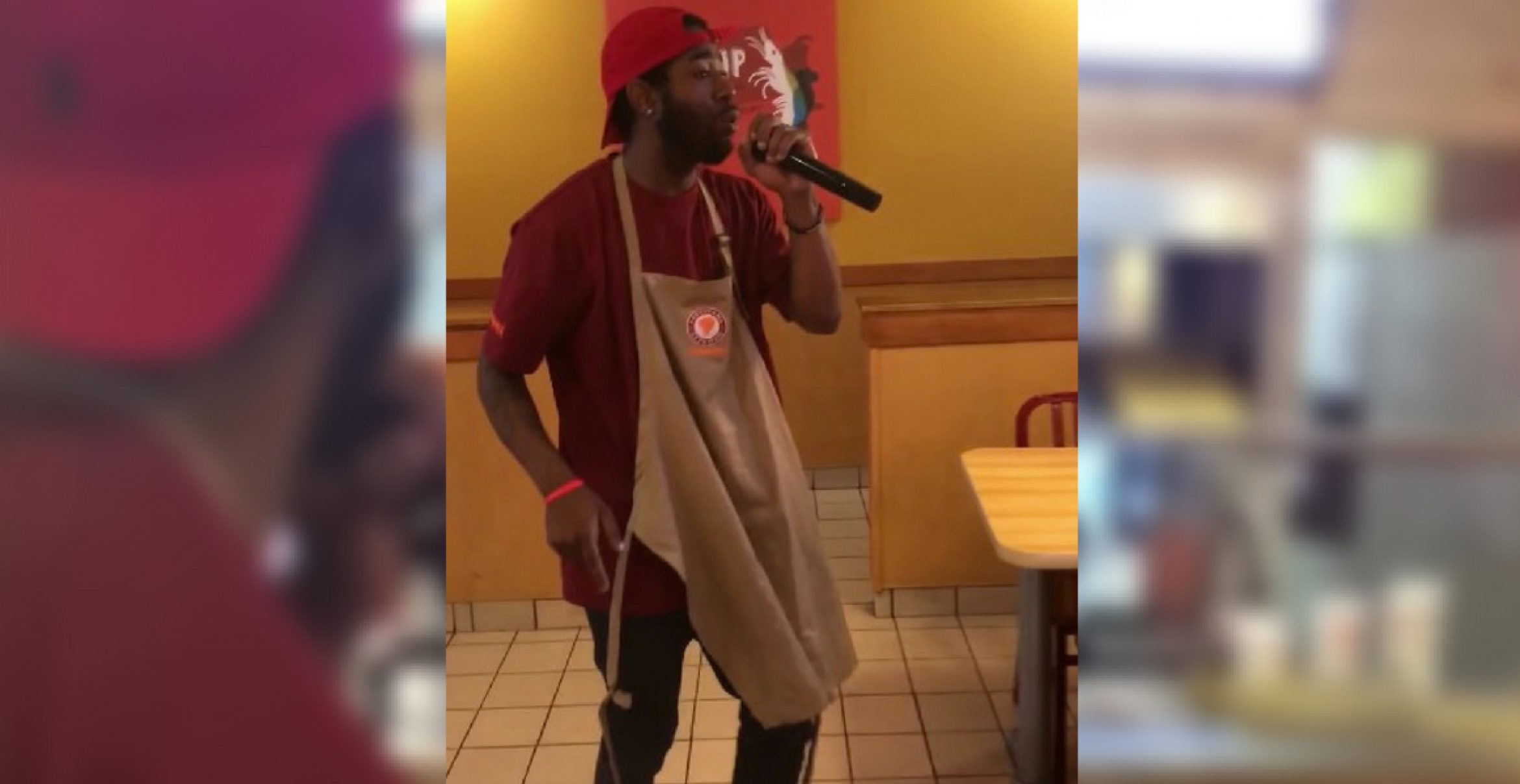 Mann kündigt mit einem Rap seinen Job, den er eigentlich nie hatte