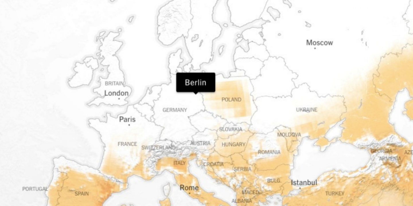 Diese interaktive Grafik zeigt dir, wie sich der Klimawandel auf deine Heimat auswirkt