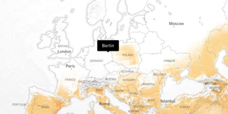 Diese interaktive Grafik zeigt dir, wie sich der Klimawandel auf deine Heimat auswirkt