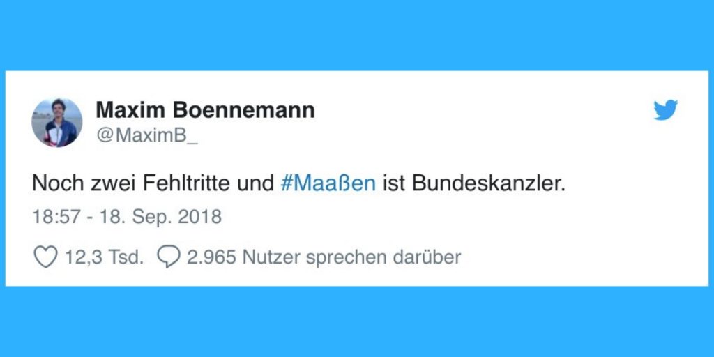 Zehn Reaktionen, die das Karriereprinzip #Maaßen auf den Punkt bringen