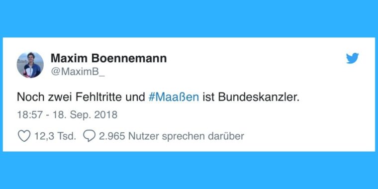 Zehn Reaktionen, die das Karriereprinzip #Maaßen auf den Punkt bringen