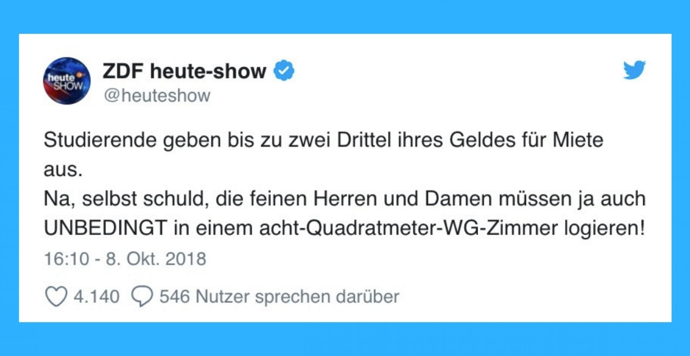 15 bissige und maximal virale Tweets der “heute-show“