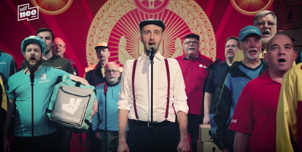 Kritik: Böhmermann teilt mit Lied gegen Lieferdienste aus