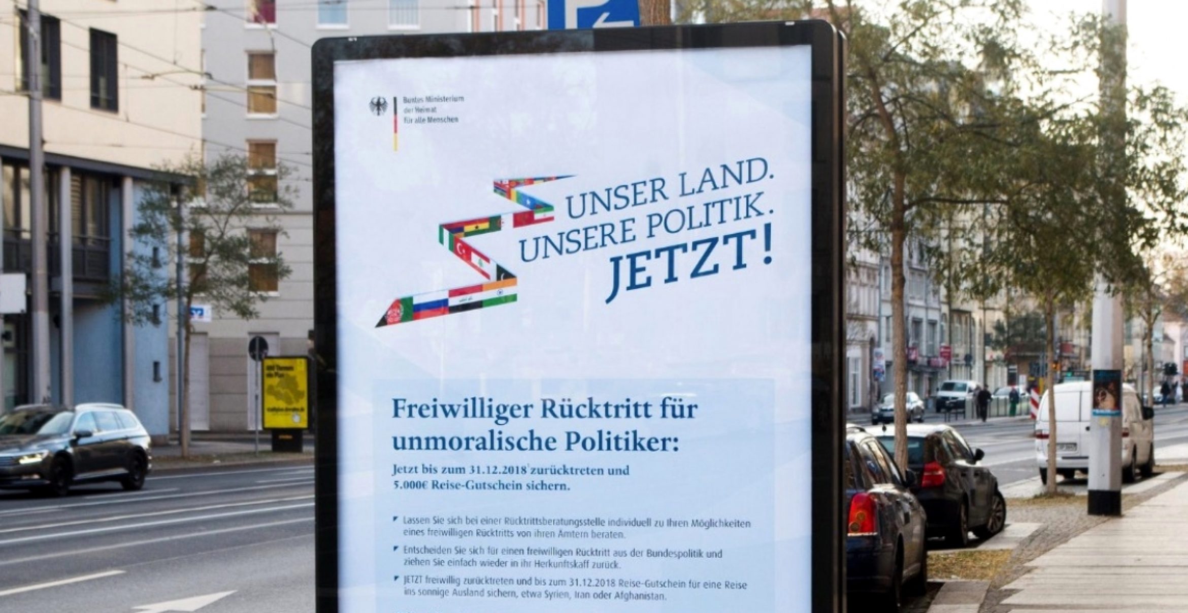 Ausreise-Kampagne des Bundesinnenministeriums wird geadbustet