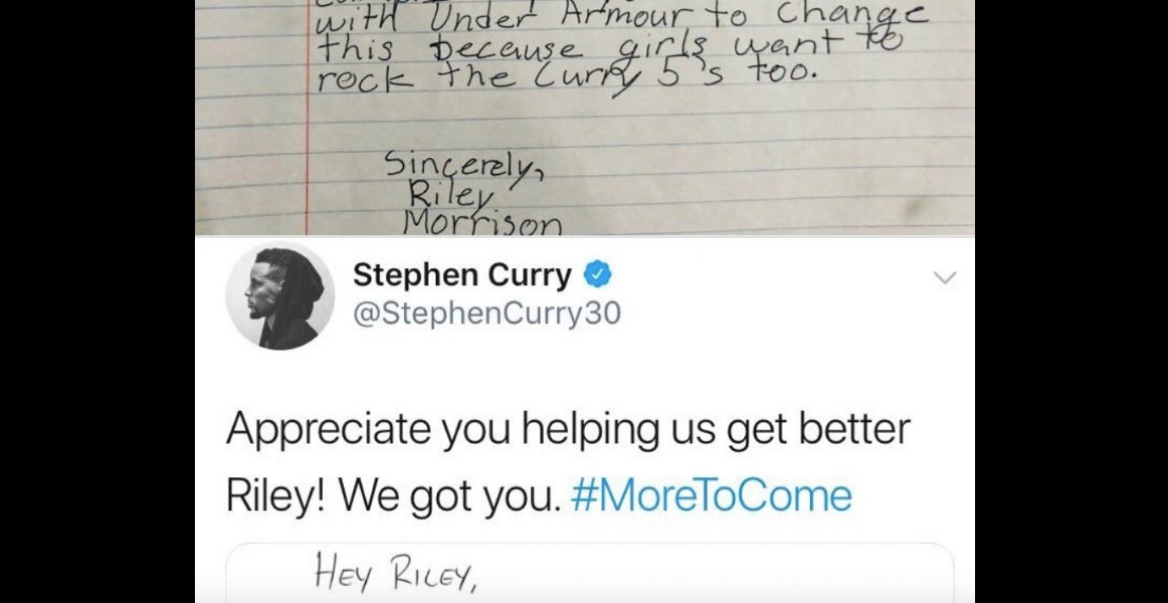 NBA-Ikone Steph Curry reagiert auf Fanpost – mit wichtiger Message