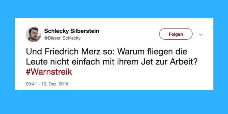 Die witzigsten und klügsten Twitter-Reaktionen zum #Warnstreik der Bahn