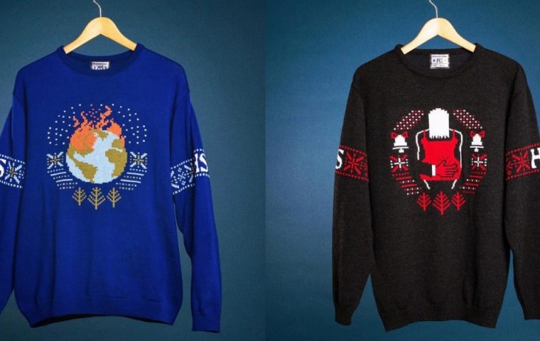 Finnische Zeitung druckt Schlagzeilen des Jahres auf Weihnachtspullover