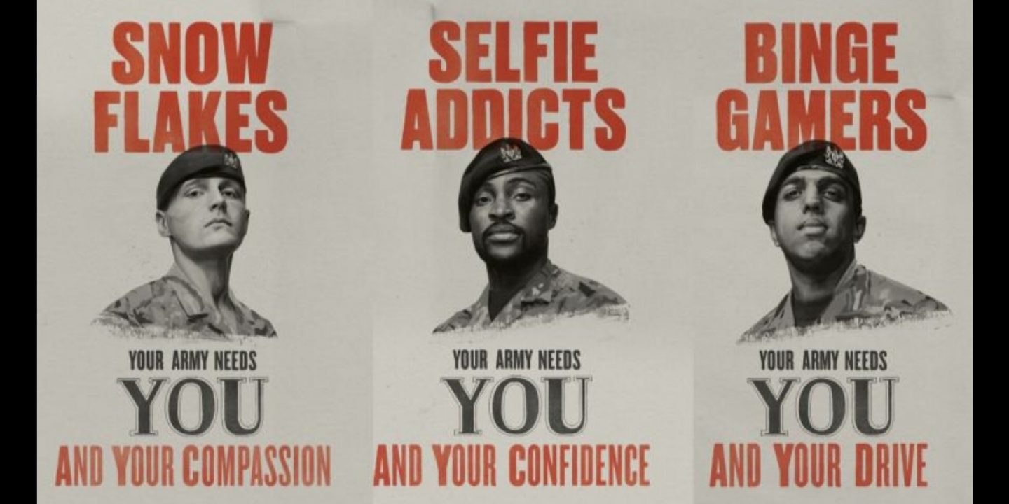 Britische Armee wirbt mit Millennials-Vorurteilen um Nachwuchs