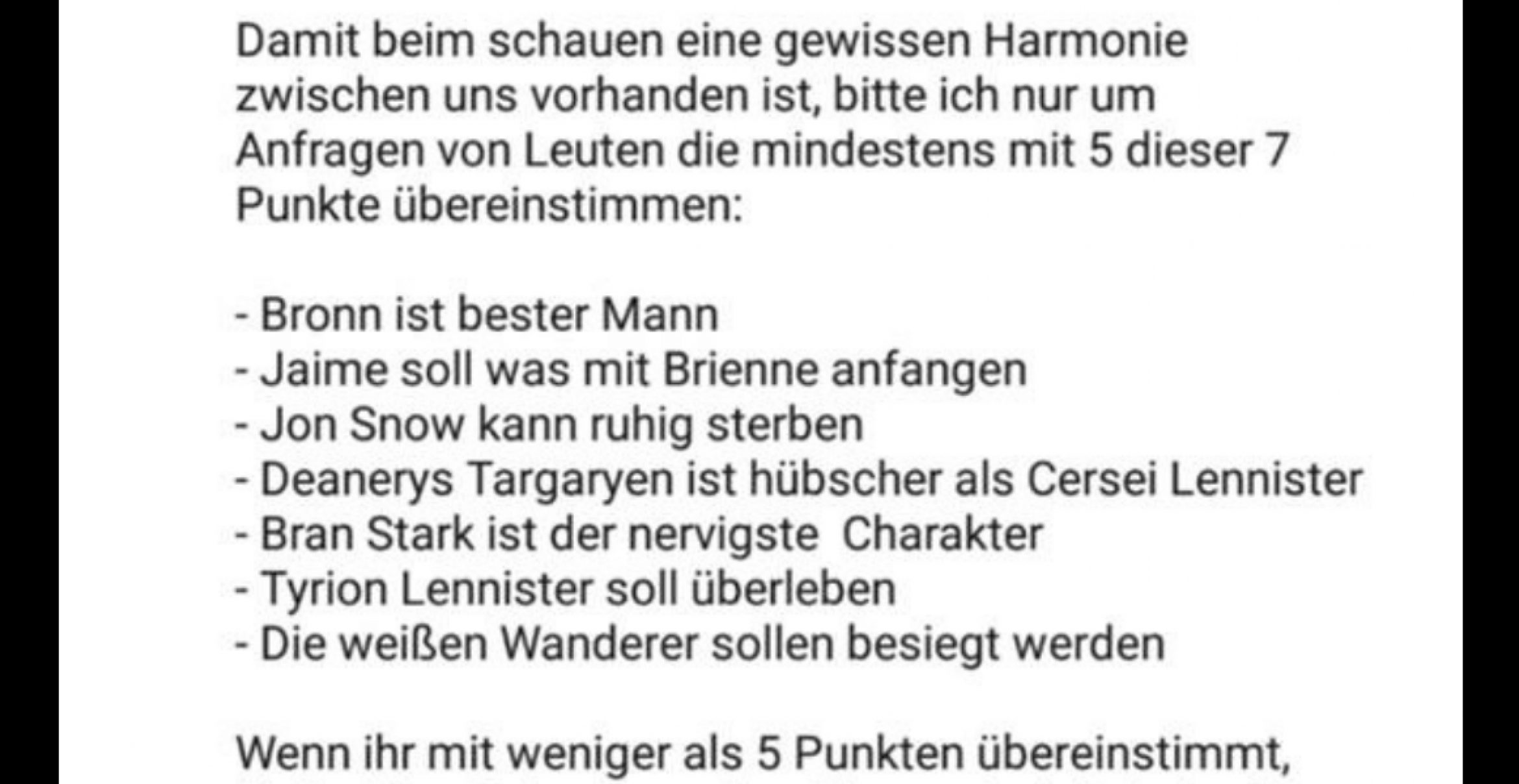 Königliche Kleinanzeige: Marco sucht Leute zum “Game of Thrones“ schauen