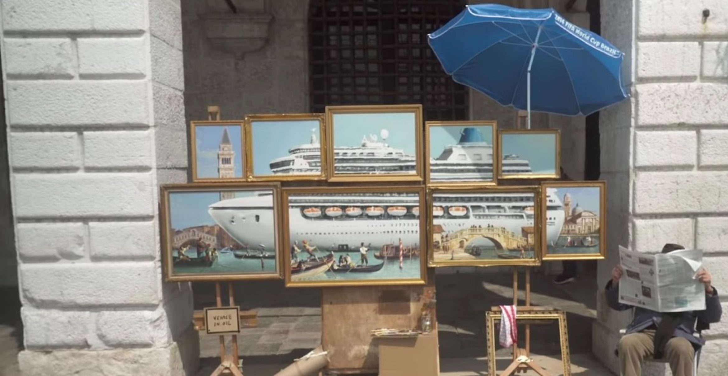 Venedig ist voller Kunstexperten und keiner erkennt Banksy