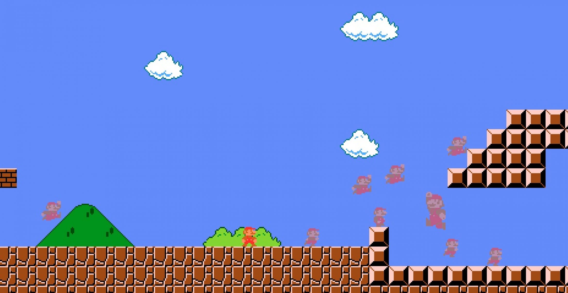Ihr könnt jetzt im Büro Super Mario als Multiplayer-Game zocken