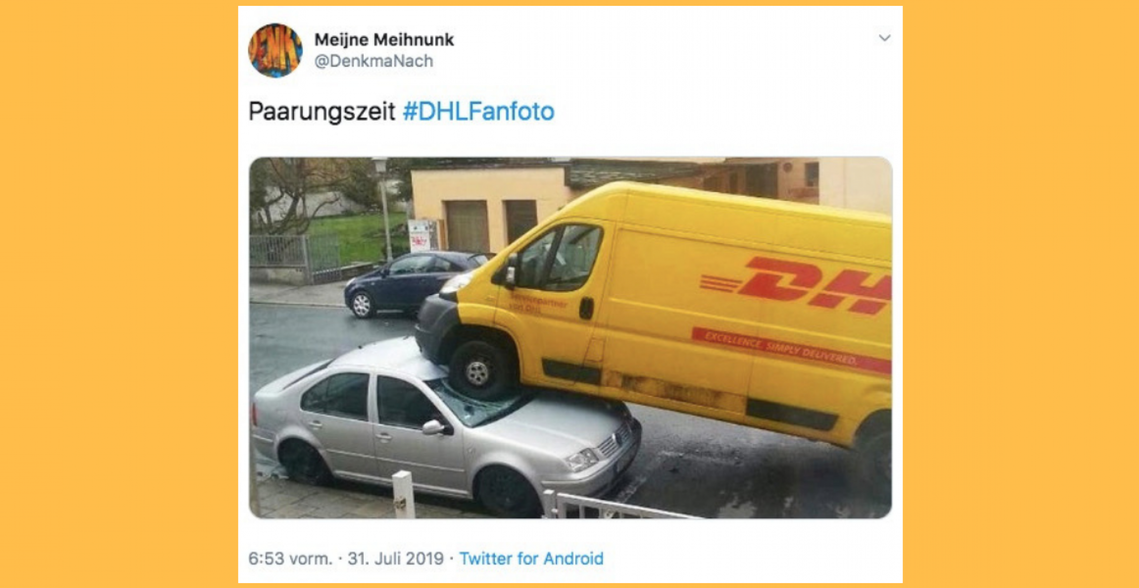 Fail des Tages: Foto-Gewinnspiel von DHL geht nach hinten los