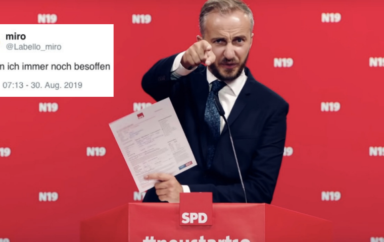Die zehn besten Tweets zu Jan Böhmermanns Kandidatur als SPD-Chef