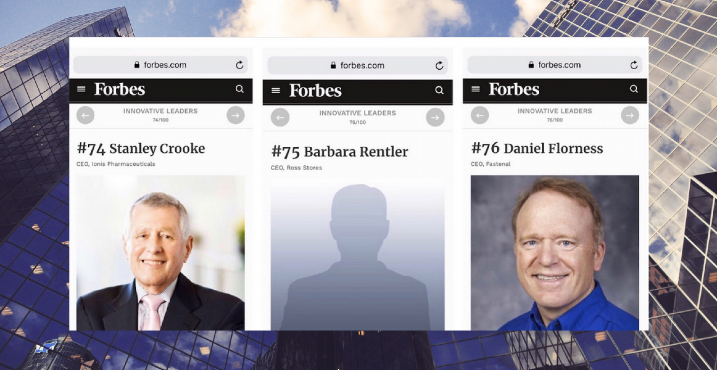 99 Männer – „Forbes“ stellt 100 innovativste Leader*innen vor