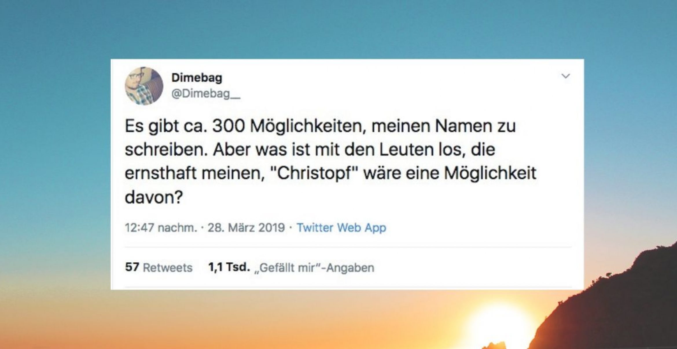 Nomen est omen: Zwölf witzige Tweets über falsch geschriebene Namen